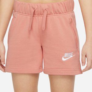 Nike Girl's Sportswear Club French Terry Shorts DA1405-824 NEW WITH TAGS